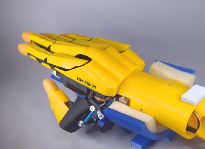 electronic artificial extremities and prosthetic hand with AI